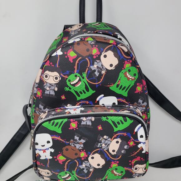 Ghostbusters, Slimer, Stay Puft Marshmallow Man, Exclusive Funko Mini Backpack
